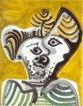 Tete d homme 3 1972 kubistisch